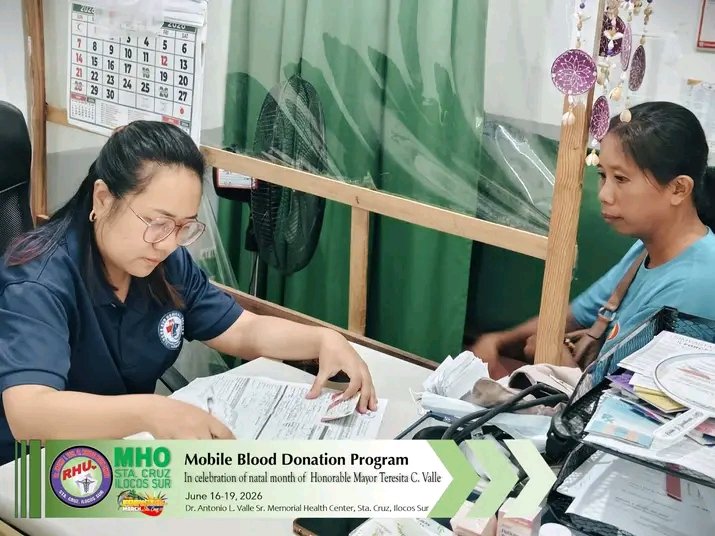 Doctor attending to a patient